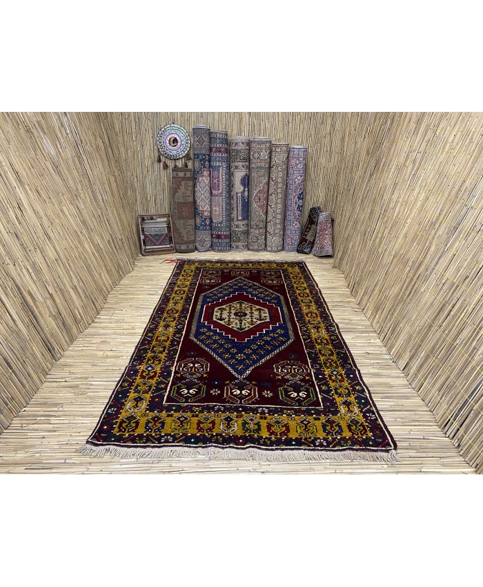 Turkish Nomadic Handmade Wool on Wool Carpet – FREE SHIPPING..!